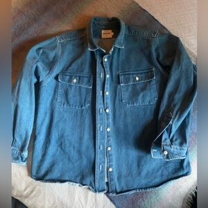 RUDY JUDE PALE INDIGO Chamois Shirt / Size L